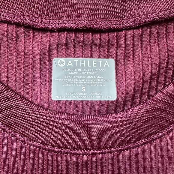 Athleta Ribbed Tee - Picture 2 of 3